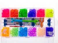 Подробнее о Набор цветных резиночек, 1600 шт, пластик упак