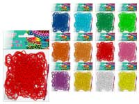 Подробнее о Набор цветных резиночек,п/э упак. 600 шт.в пакете